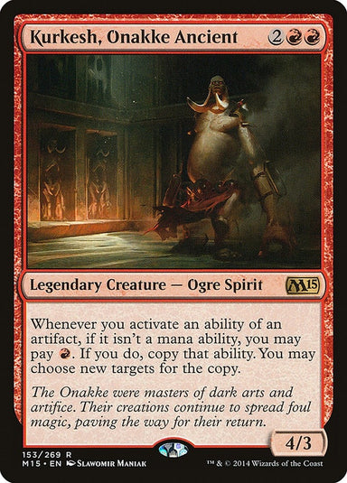 Image for Kurkesh, Onakke Ancient (153) (Magic 2015 (M15)) - Magic: The Gathering