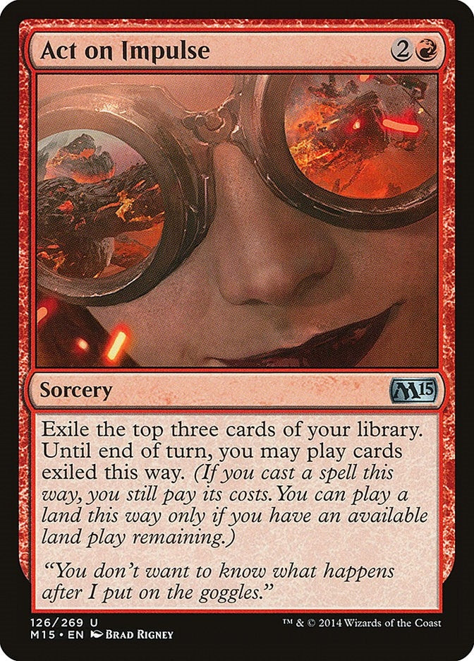 Image for Act on Impulse (126) (Magic 2015 (M15)) - Magic: The Gathering