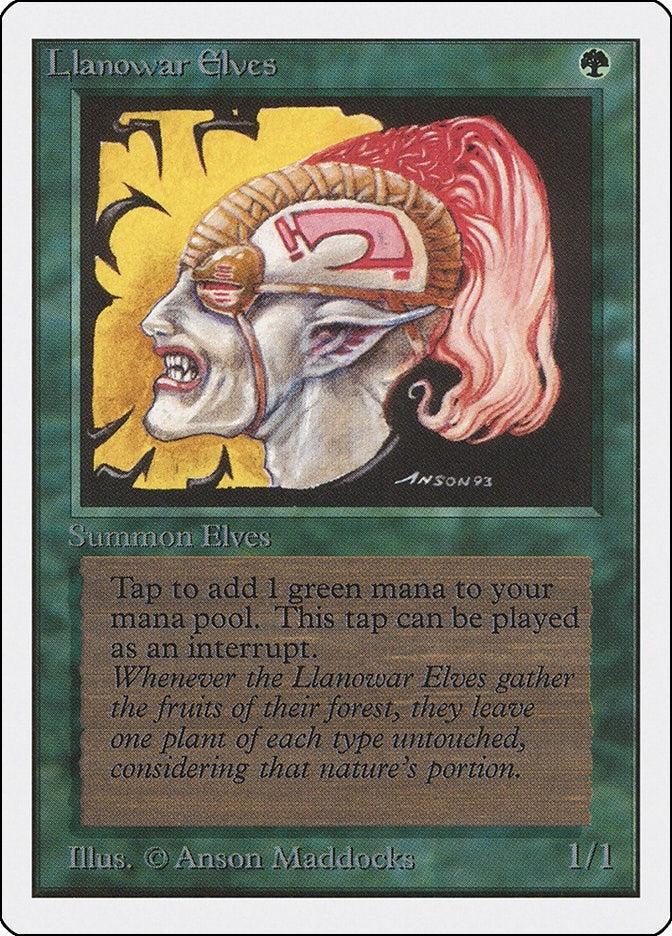 Llanowar Elves (Unlimited Edition)
