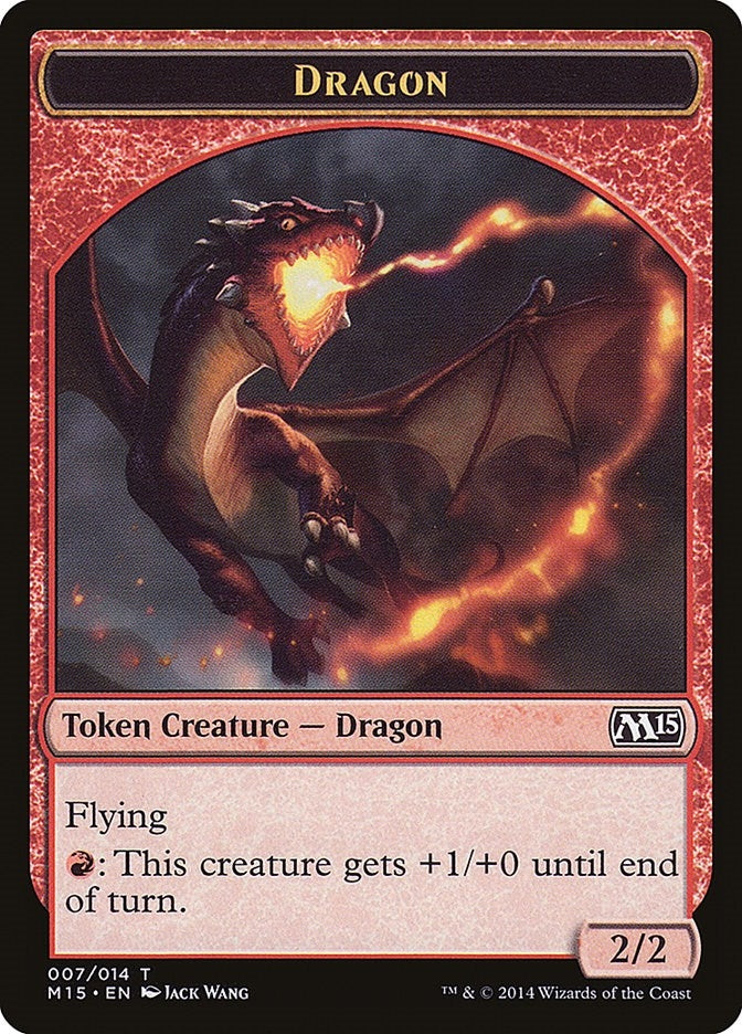 Image for Dragon Token (7) (Magic 2015 (M15)) - Magic: The Gathering