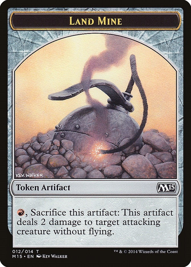 Image for Land Mine Token (12) (Magic 2015 (M15)) - Magic: The Gathering