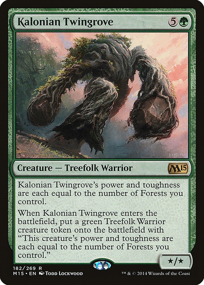 Image for Kalonian Twingrove (182) (Magic 2015 (M15)) - Magic: The Gathering