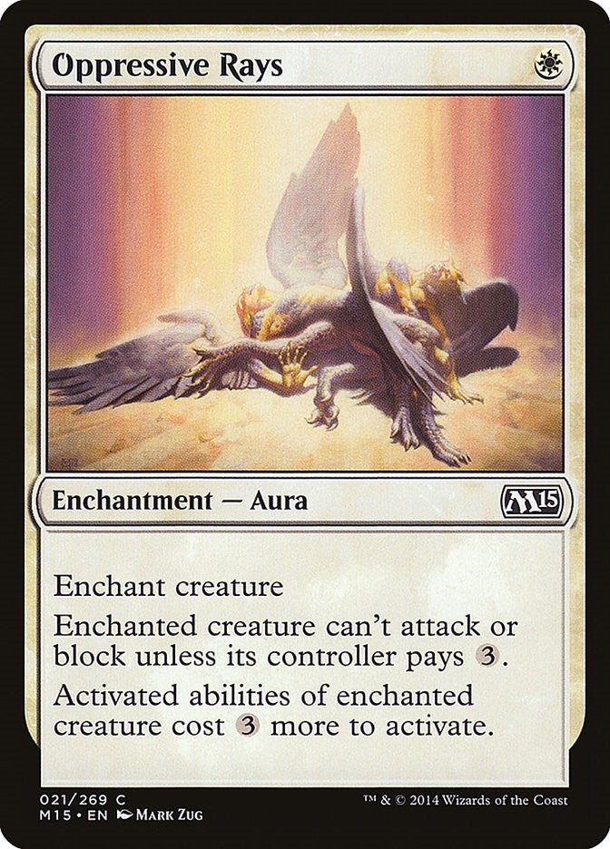 Image for Oppressive Rays (21) (Magic 2015 (M15)) - Magic: The Gathering