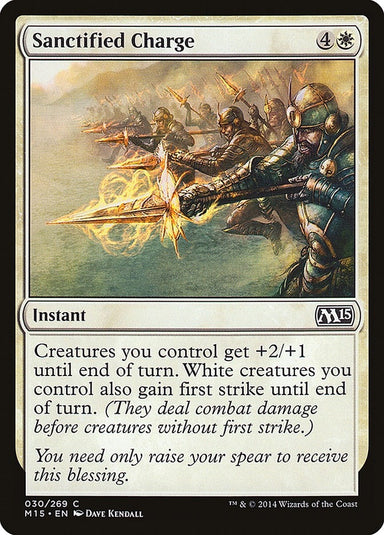 Image for Sanctified Charge (30) (Magic 2015 (M15)) - Magic: The Gathering