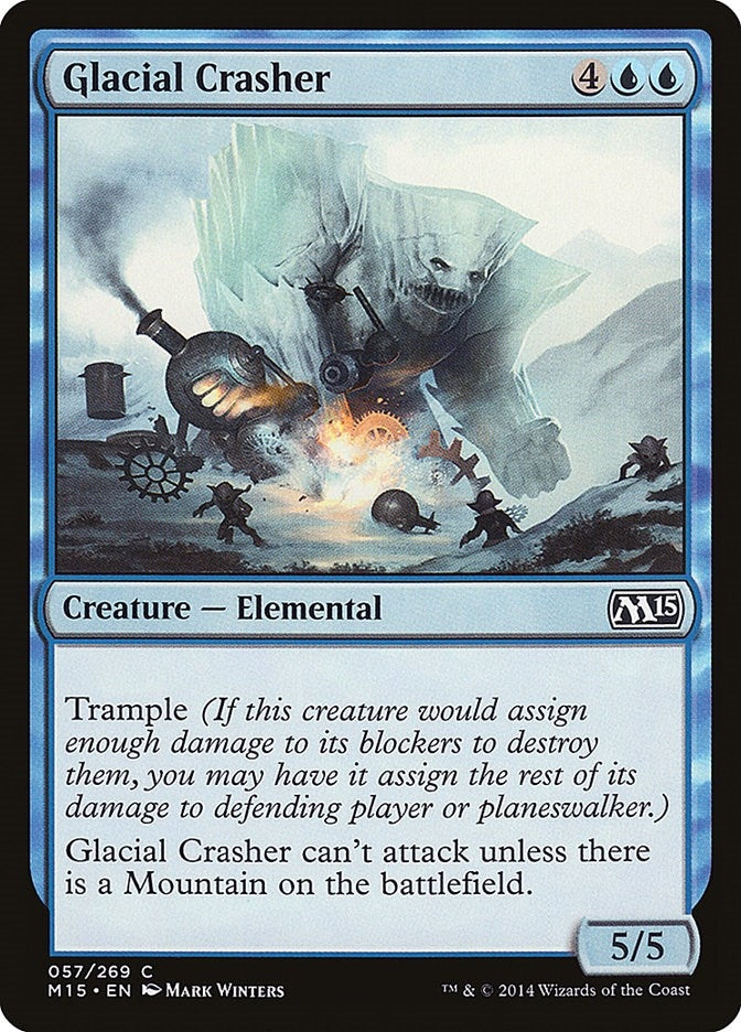 Image for Glacial Crasher (57) (Magic 2015 (M15)) - Magic: The Gathering