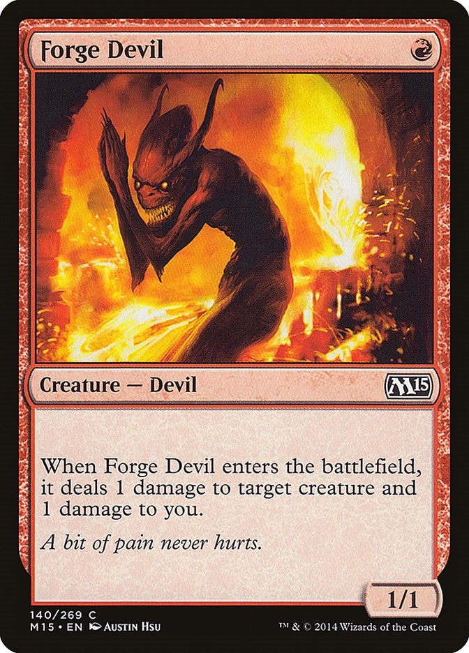 Image for Forge Devil (140) (Magic 2015 (M15)) - Magic: The Gathering