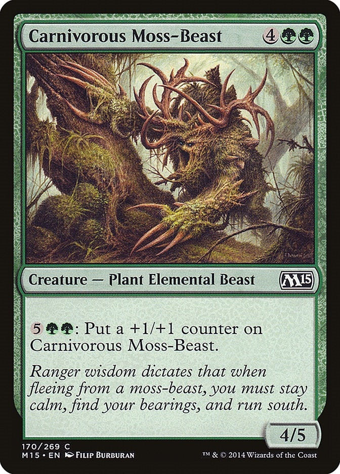 Image for Carnivorous Moss-Beast (170) (Magic 2015 (M15)) - Magic: The Gathering