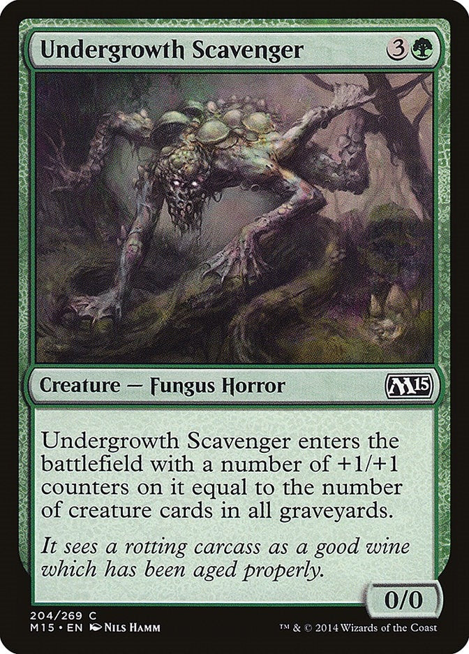 Image for Undergrowth Scavenger (204) (Magic 2015 (M15)) - Magic: The Gathering