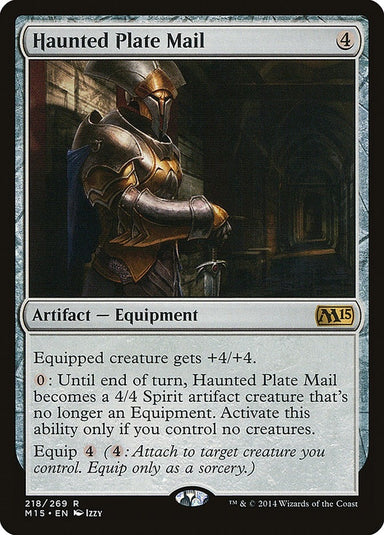 Image for Haunted Plate Mail (218) (Magic 2015 (M15)) - Magic: The Gathering