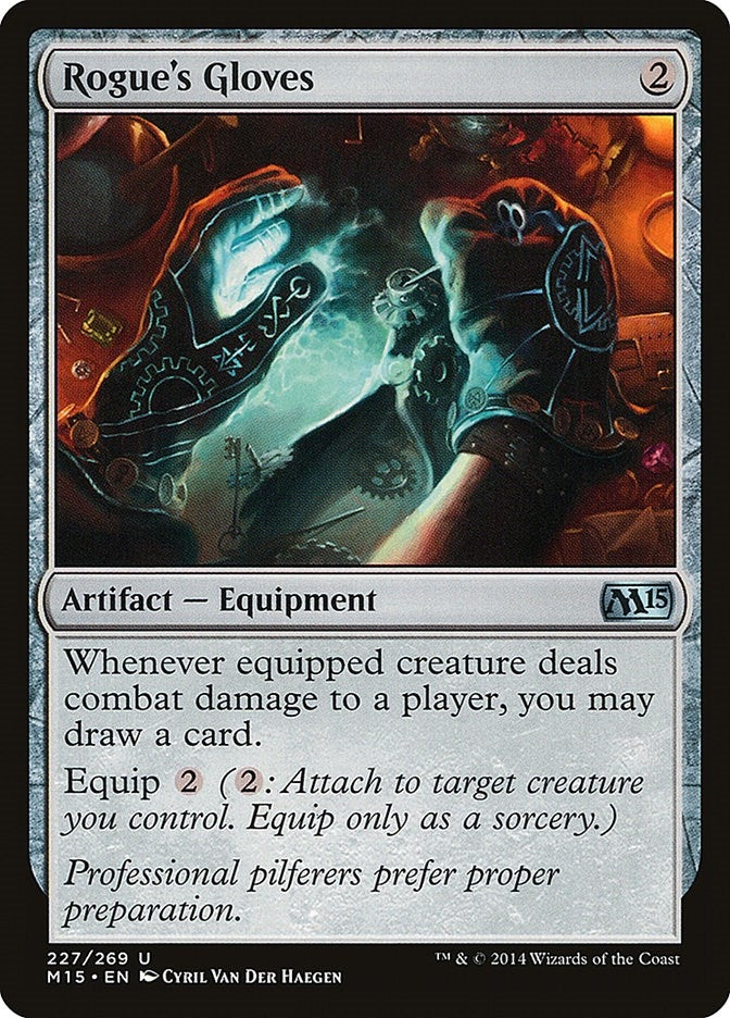 Image for Rogue's Gloves (227) (Magic 2015 (M15)) - Magic: The Gathering