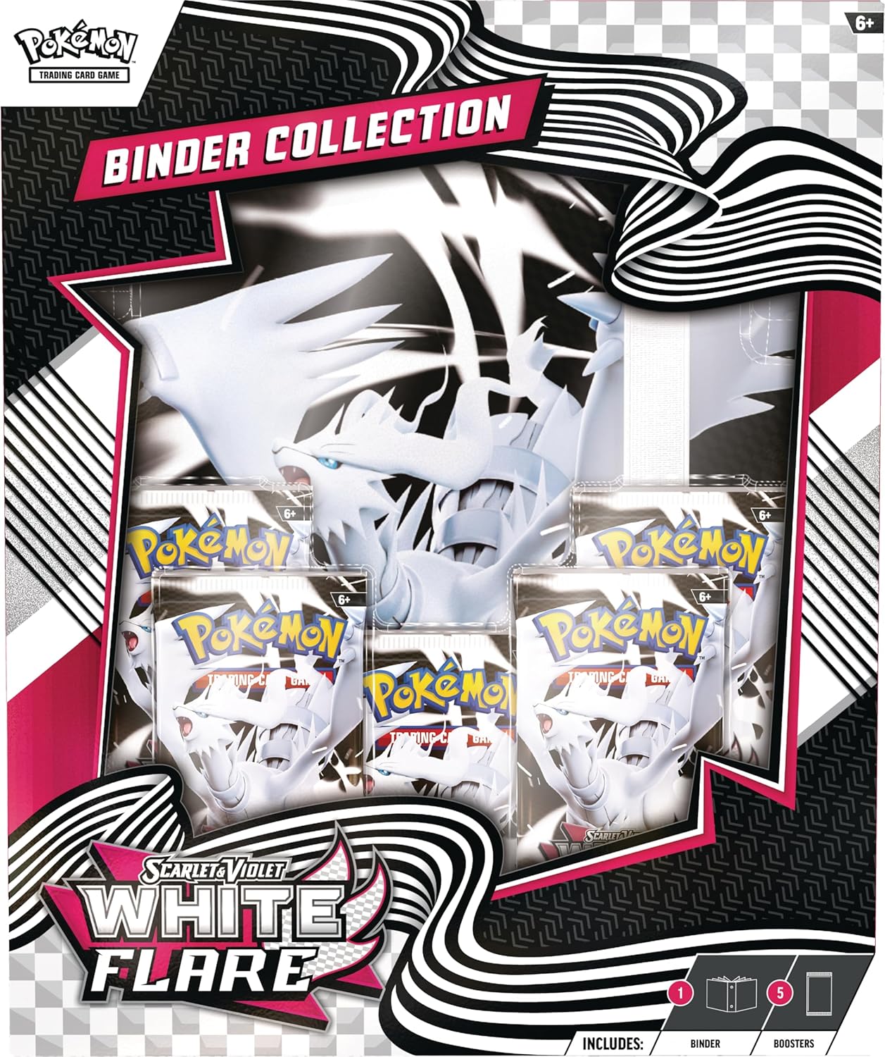 PRE ORDER - Pokemon TCG Scarlet & Violet 10.5 White Flare Binder Box