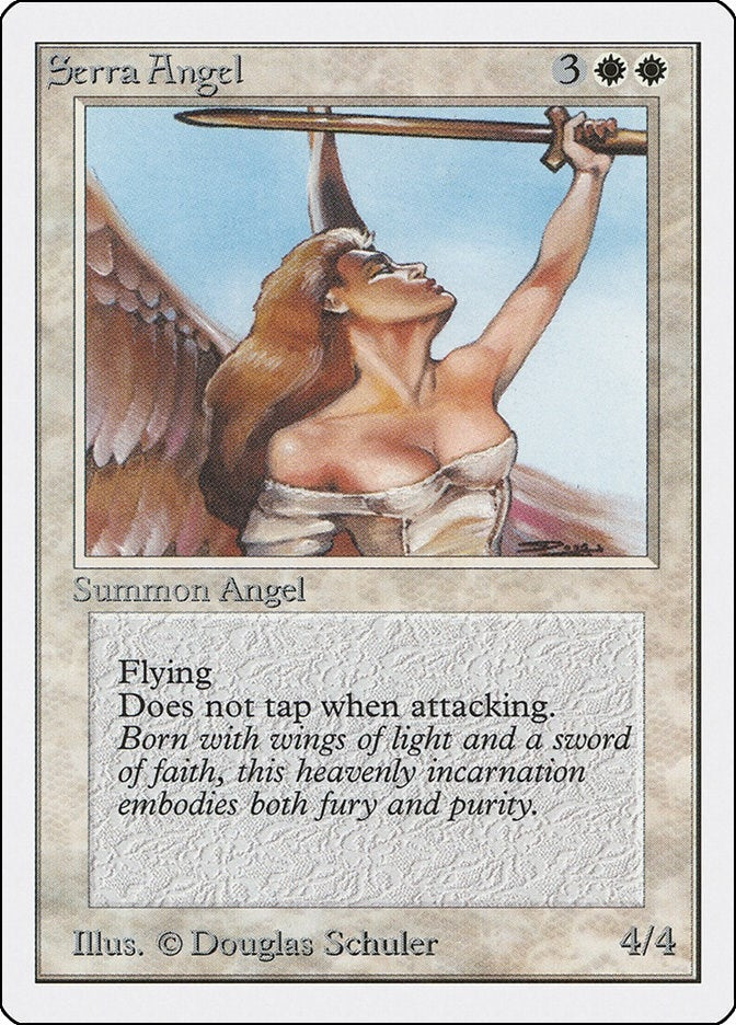 Image for Serra Angel (Unlimited Edition) (2ED) - Magic: The Gathering