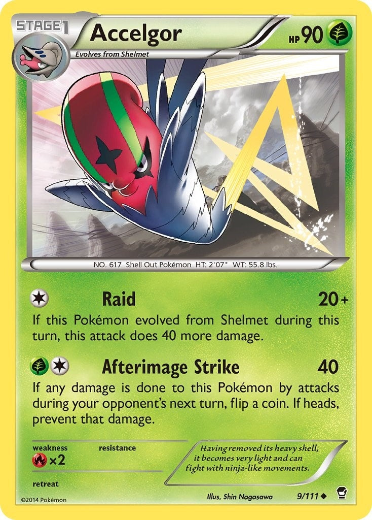 Accelgor (9/111) (XY - Furious Fists)