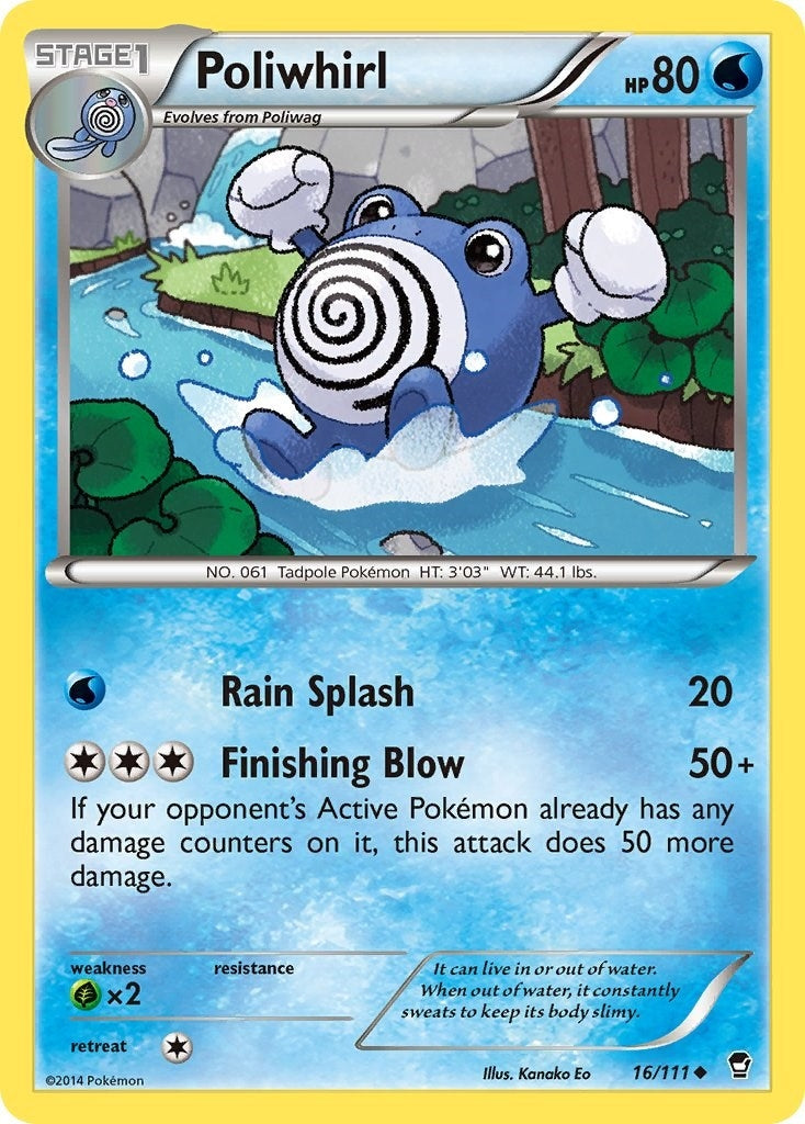 Poliwhirl (16/111) (XY - Furious Fists)