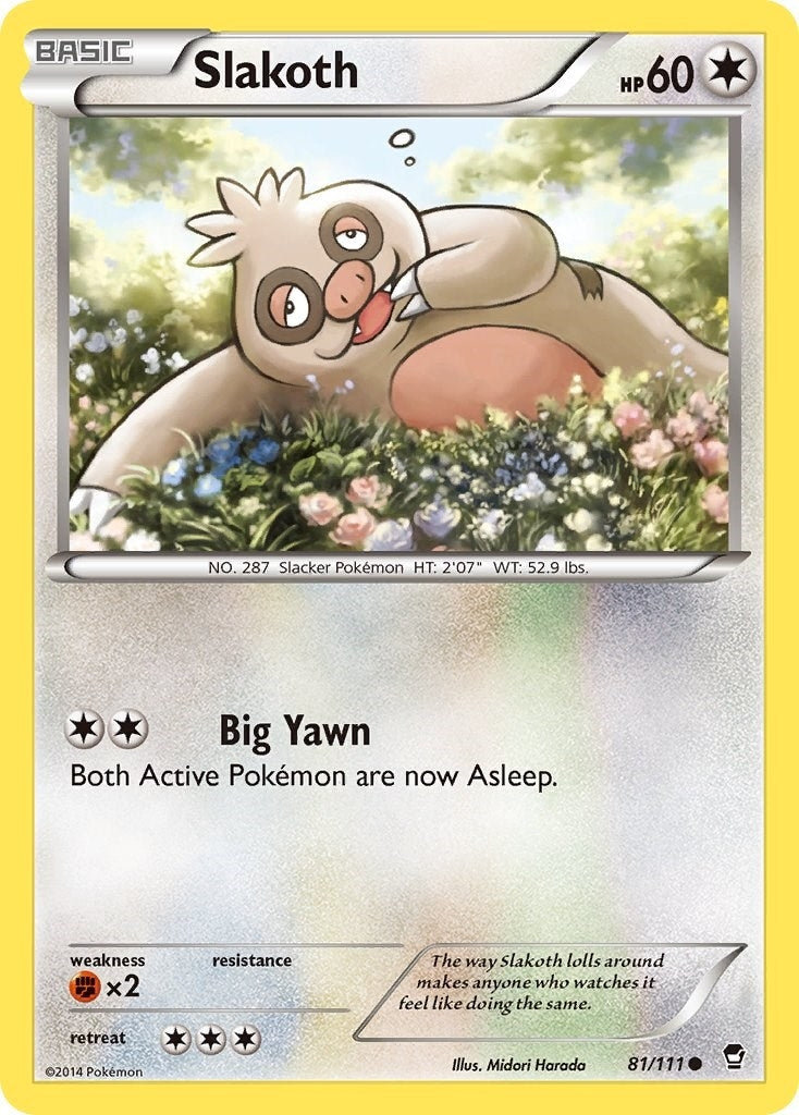 Slakoth (81/111) (XY - Furious Fists)