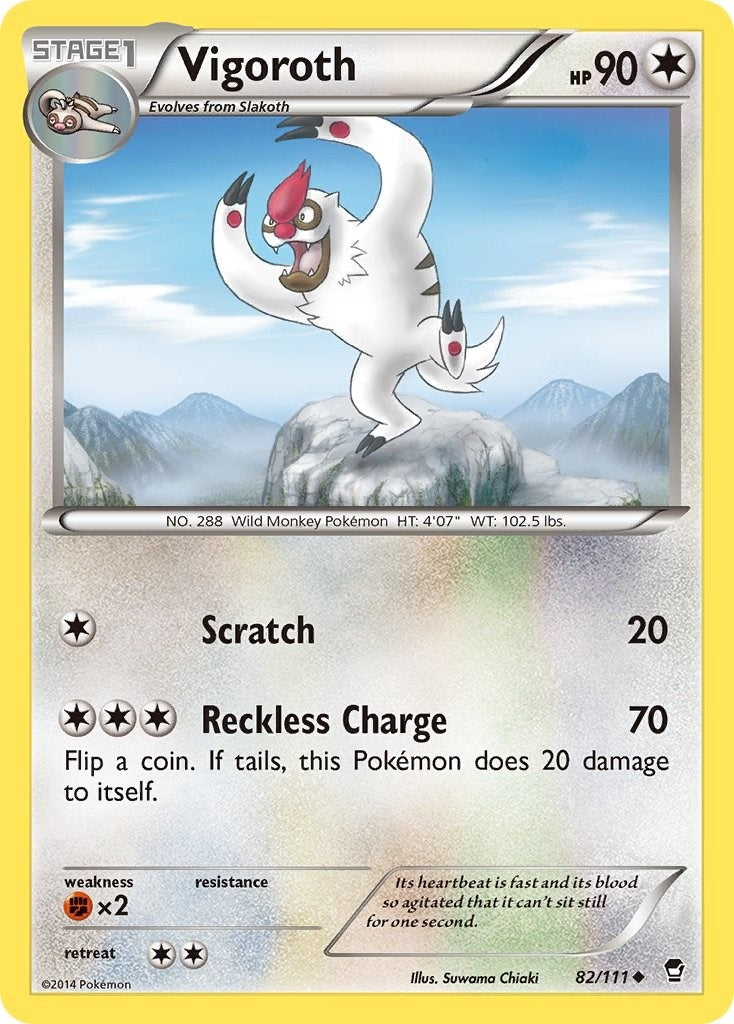 Vigoroth (82/111) (XY - Furious Fists)