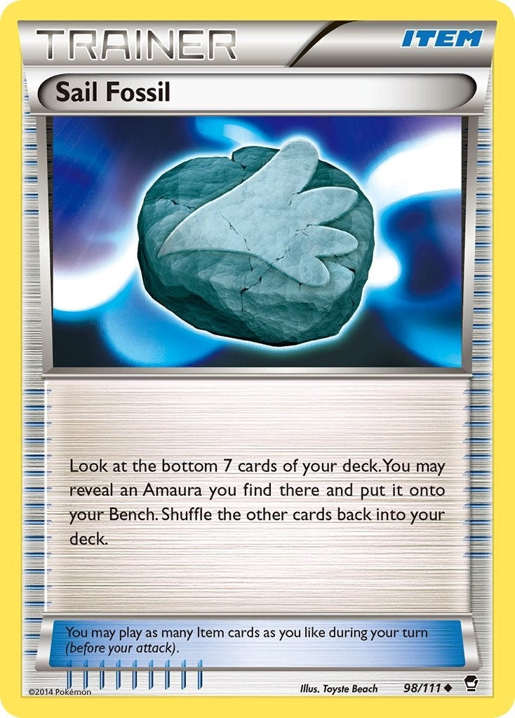 Sail Fossil (98/111) (XY - Furious Fists)