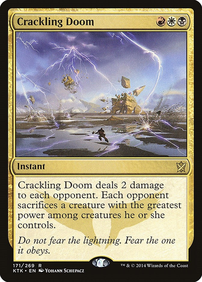 Image for Crackling Doom (171) (Khans of Tarkir) - Magic: The Gathering