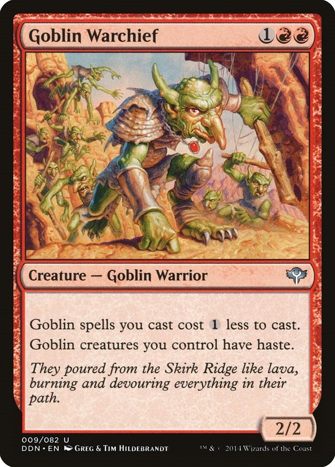 Goblin Warchief (9) (Speed vs. Cunning)