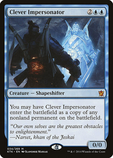 Image for Clever Impersonator (34) (Khans of Tarkir) - Magic: The Gathering