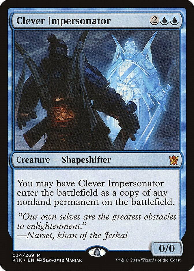 Image for Clever Impersonator (34) (Khans of Tarkir) - Magic: The Gathering