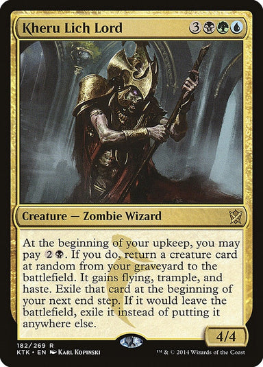 Image for Kheru Lich Lord (182) (Khans of Tarkir) - Magic: The Gathering