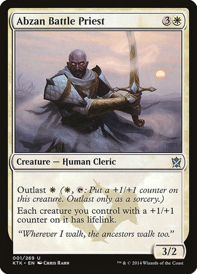 Image for Abzan Battle Priest (1) (KTK) - Magic: The Gathering