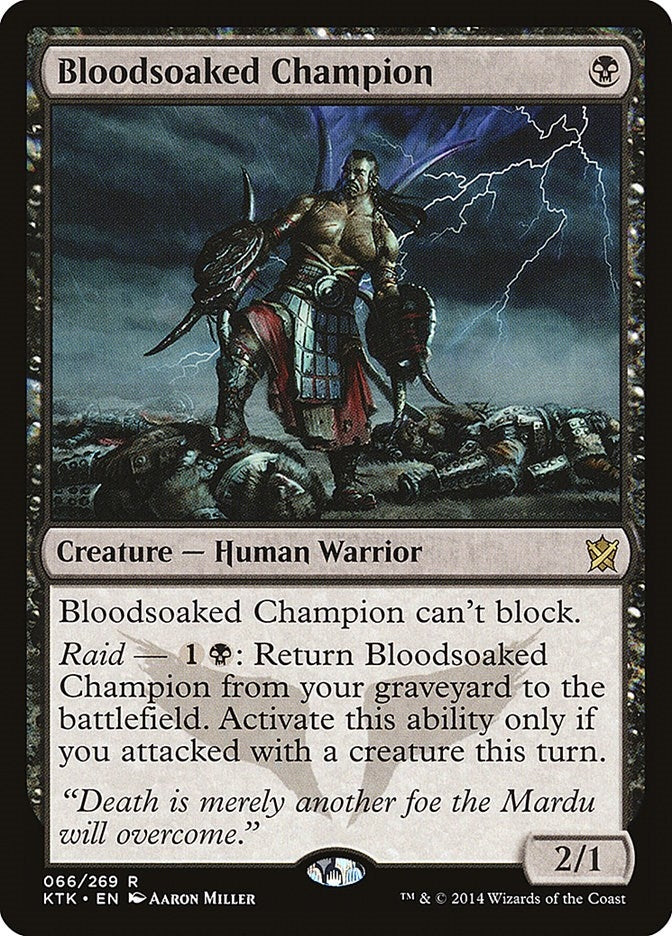 Image for Bloodsoaked Champion (66) (Khans of Tarkir) - Magic: The Gathering
