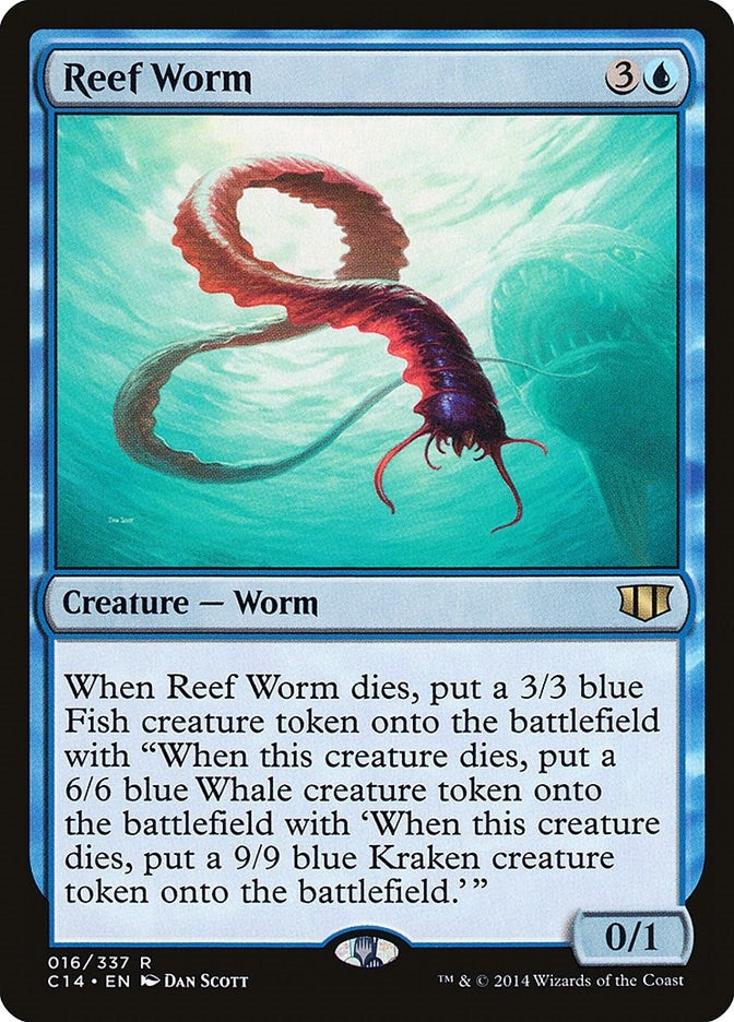 Image for Reef Worm (16) (Commander 2014) (C14) - Magic: The Gathering