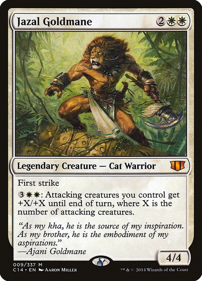 Image for Jazal Goldmane (9) (Commander 2014) (C14) - Magic: The Gathering
