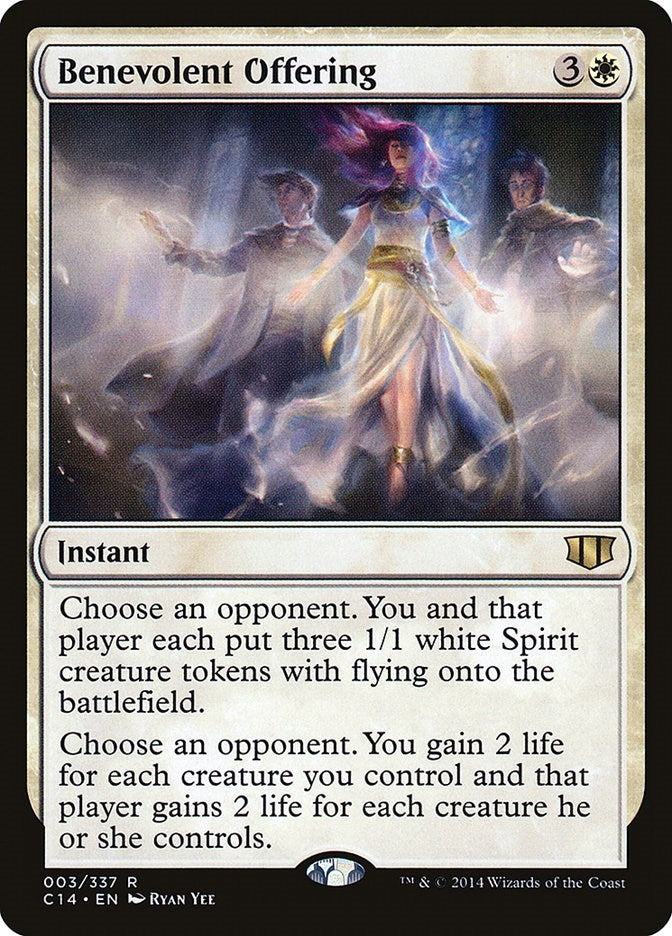 Image for Benevolent Offering (3) (Commander 2014) (C14) - Magic: The Gathering