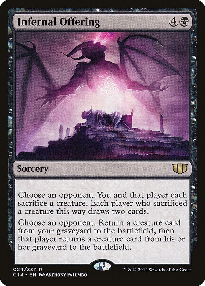 Image for Infernal Offering (24) (Commander 2014) (C14) - Magic: The Gathering