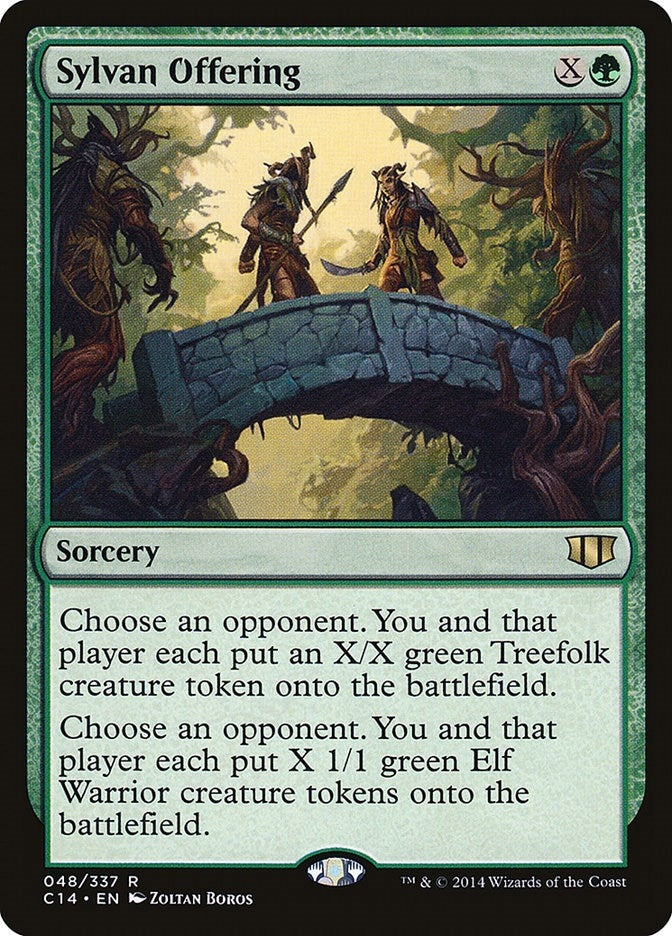 Image for Sylvan Offering (48) (Commander 2014) (C14) - Magic: The Gathering
