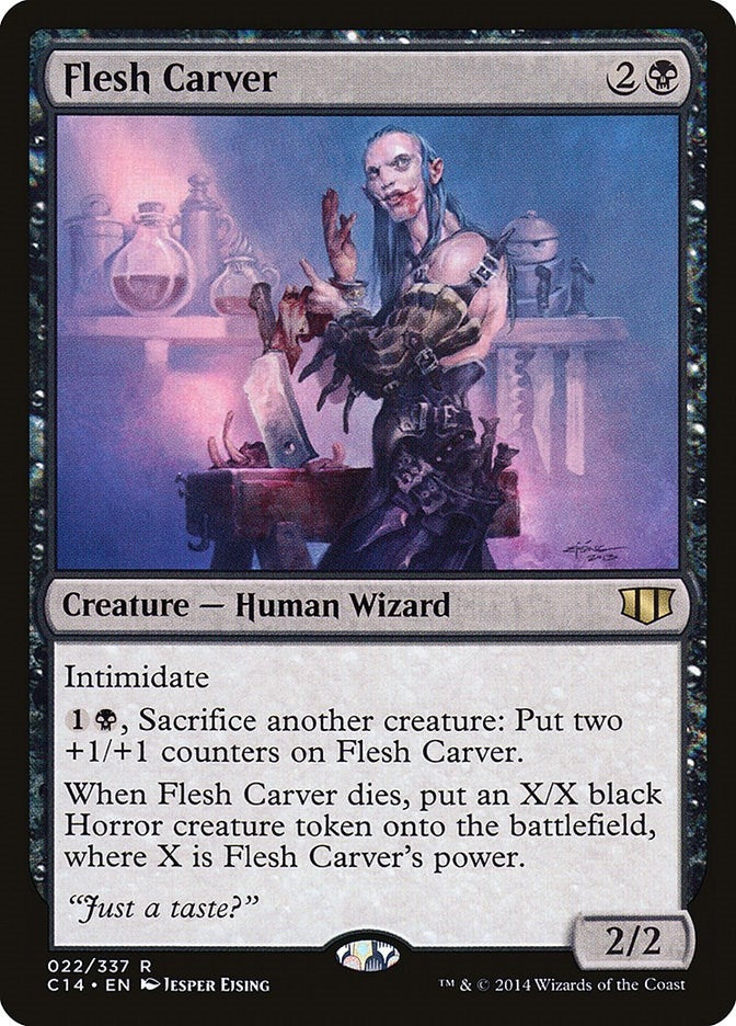 Image for Flesh Carver (22) (Commander 2014) (C14) - Magic: The Gathering