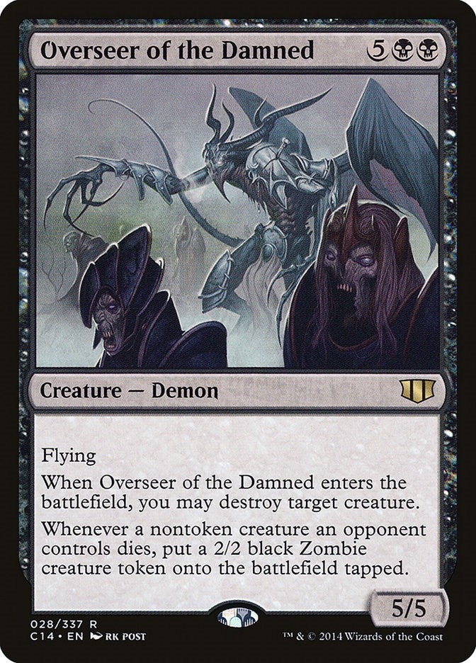 Image for Overseer of the Damned (28) (Commander 2014) (C14) - Magic: The Gathering