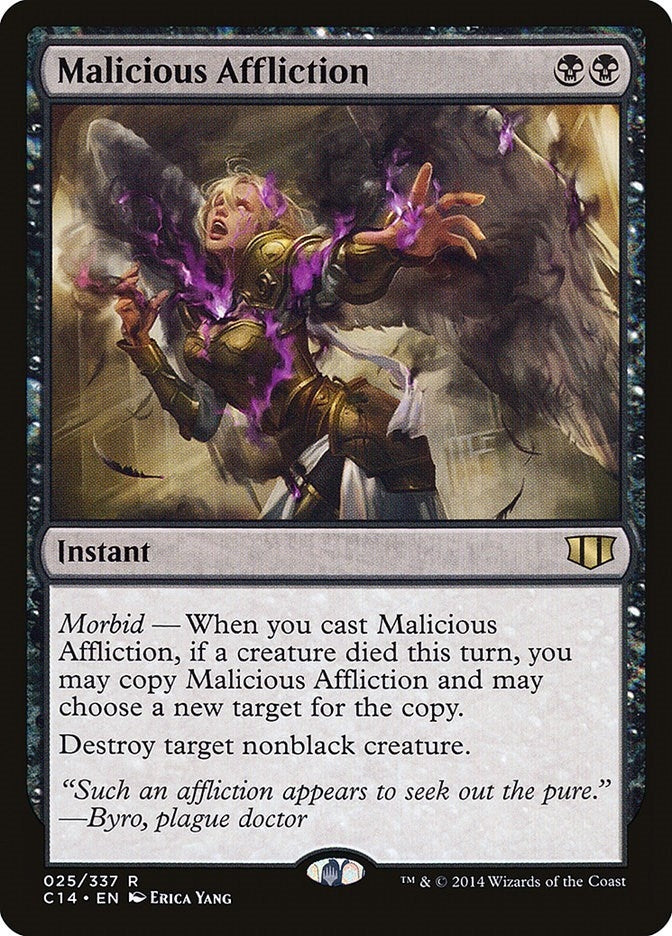 Image for Malicious Affliction (25) (Commander 2014) (C14) - Magic: The Gathering