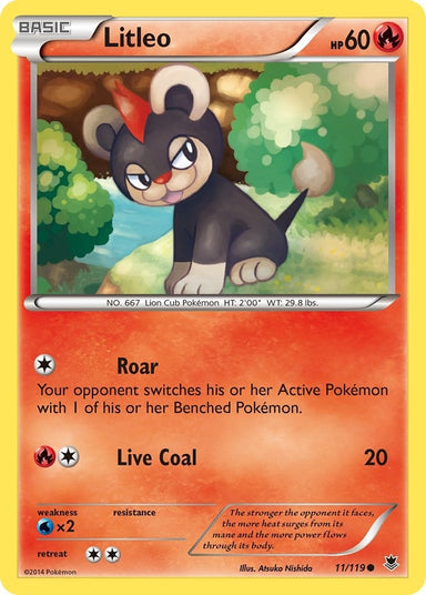 Image for Litleo (11/119) (XY - Phantom Forces) - Pokemon
