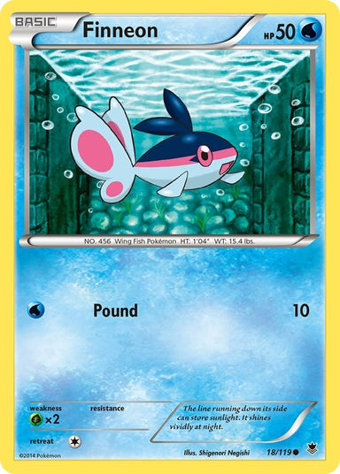 Image for Finneon (18/119) (XY - Phantom Forces) - Pokemon