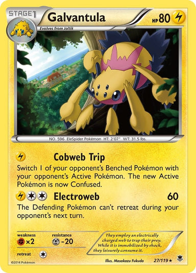 Image for Galvantula (27/119) (XY - Phantom Forces) - Pokemon