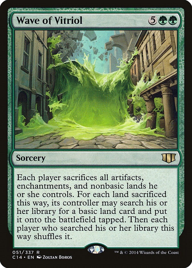Image for Wave of Vitriol (51) (Commander 2014) (C14) - Magic: The Gathering