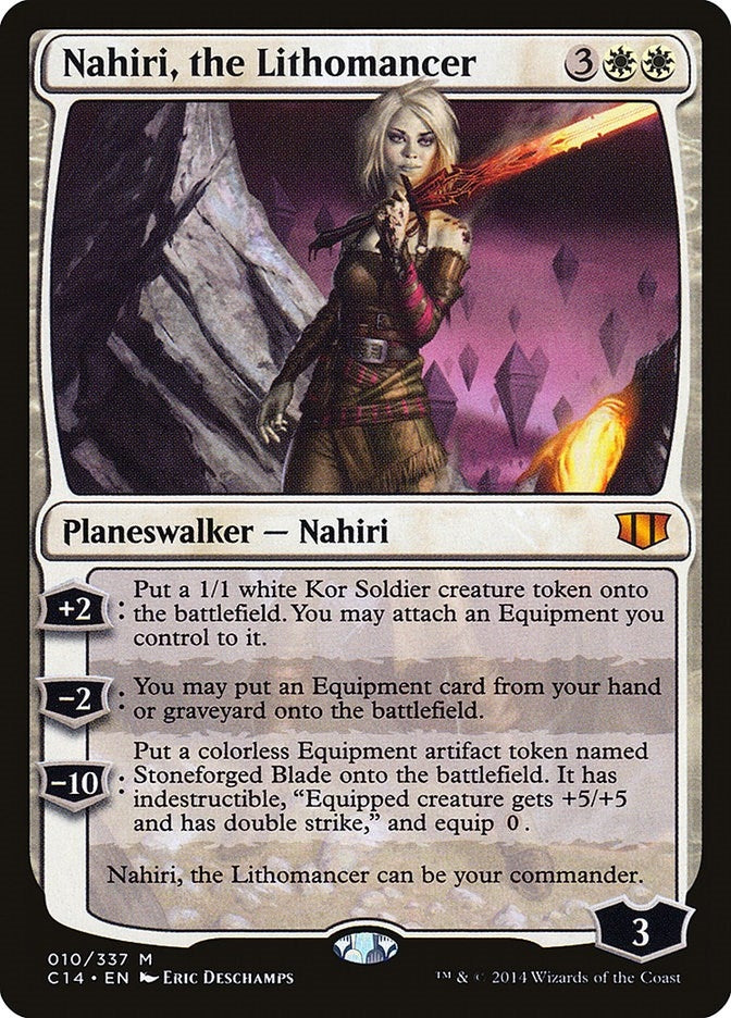 Image for Nahiri, the Lithomancer (10) (Commander 2014) (C14) - Magic: The Gathering