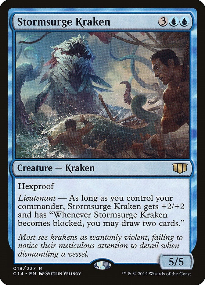 Image for Stormsurge Kraken (18) (Commander 2014) (C14) - Magic: The Gathering