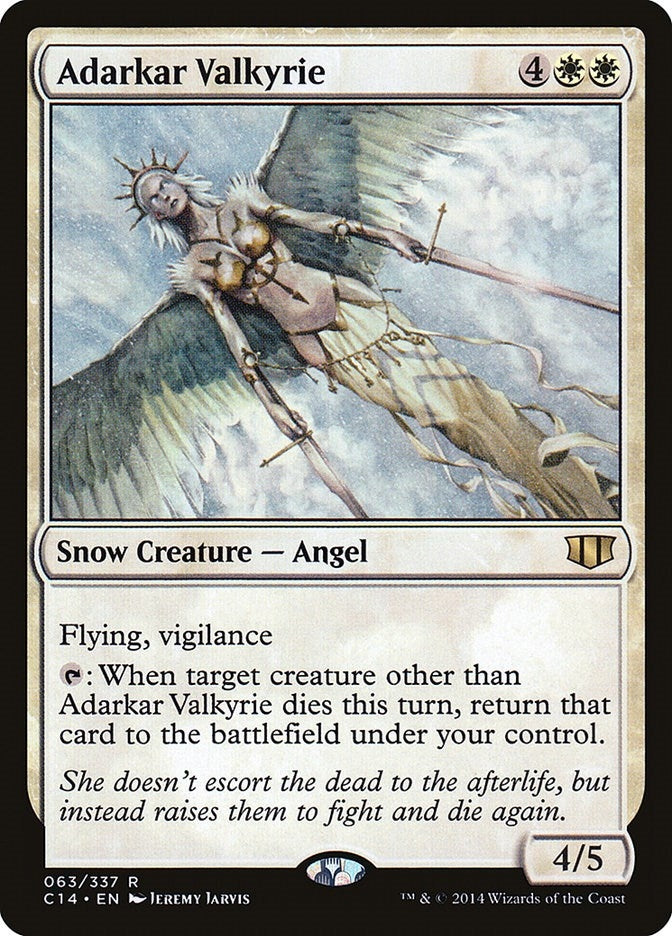 Image for Adarkar Valkyrie (63) (Commander 2014) (C14) - Magic: The Gathering