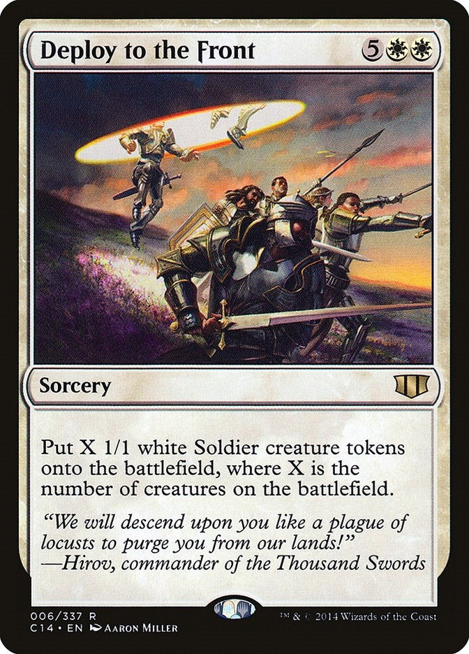 Image for Deploy to the Front (6) (Commander 2014) (C14) - Magic: The Gathering