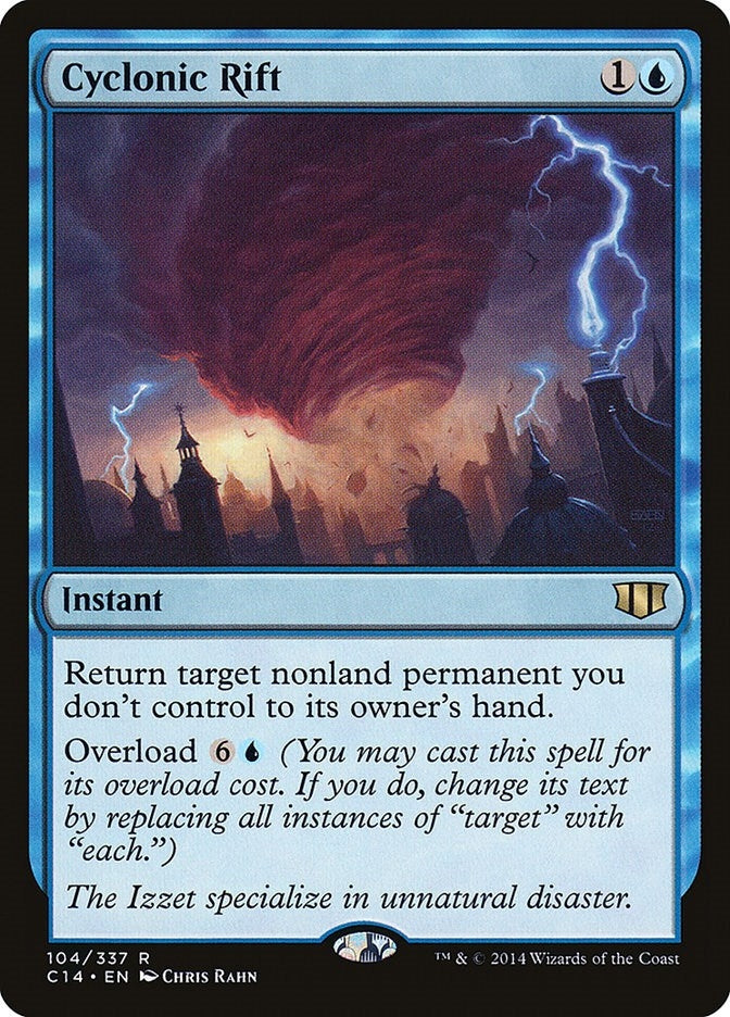Image for Cyclonic Rift (104) (Commander 2014) (C14) - Magic: The Gathering