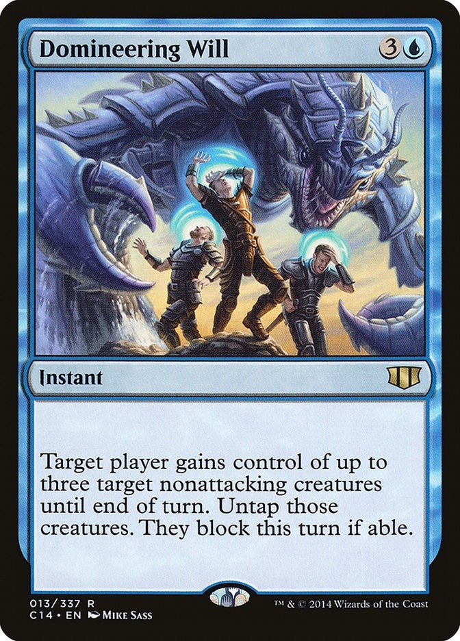 Image for Domineering Will (13) (Commander 2014) (C14) - Magic: The Gathering