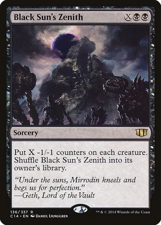 Image for Black Sun's Zenith (136) (Commander 2014) (C14) - Magic: The Gathering
