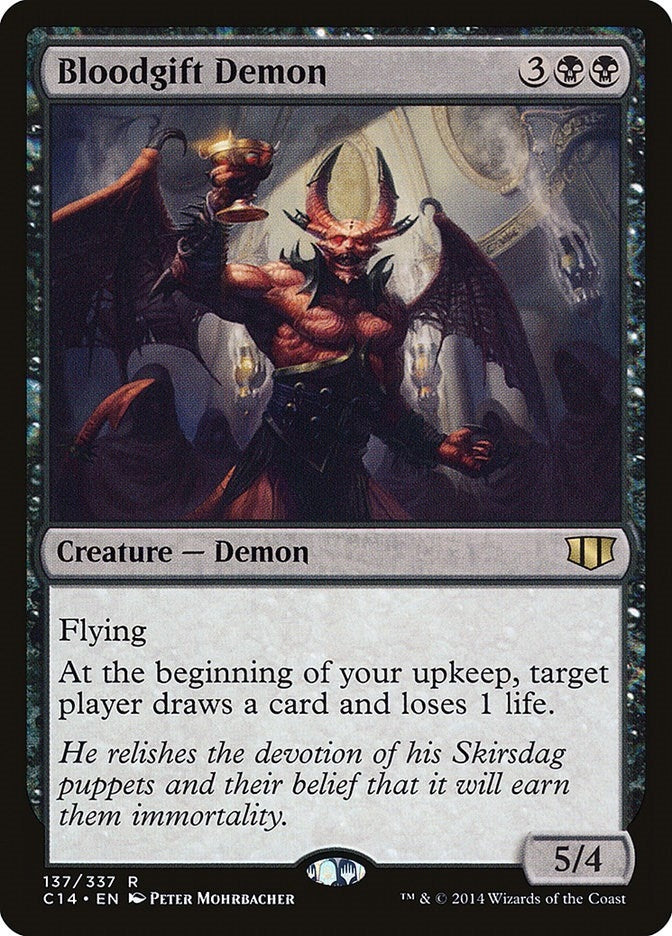Image for Bloodgift Demon (137) (Commander 2014) (C14) - Magic: The Gathering