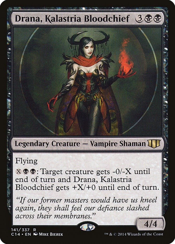 Image for Drana, Kalastria Bloodchief (141) (Commander 2014) (C14) - Magic: The Gathering