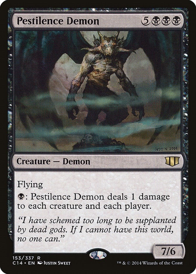 Image for Pestilence Demon (153) (Commander 2014) (C14) - Magic: The Gathering